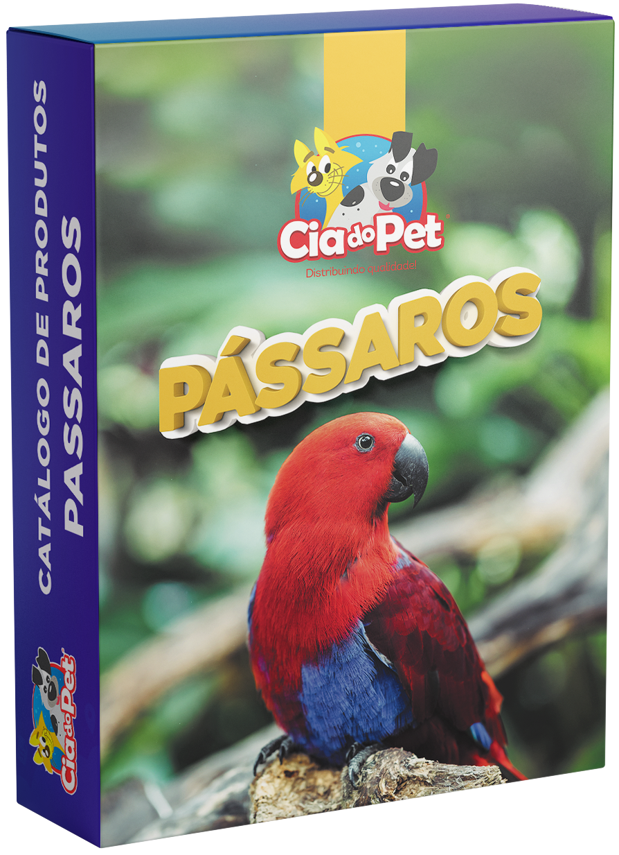 Catálogo de Produtos para Pássaros Cia do Pet Capivari